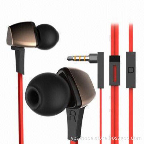 Colorful In-ear Earphones with 20-20,000Hz Frequency Response Range, 105dB Sensitivity
